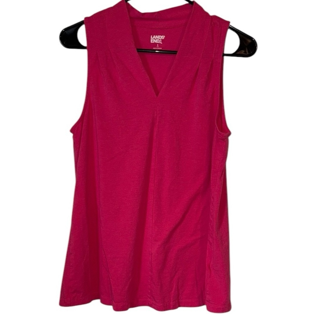 🌺Lands' End Women's Pink Sleeveless Top